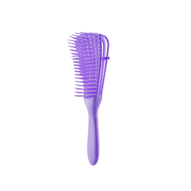 Cepillo desenredante para cabello rizado, peine de goma antideslizante para el pelo de pulpo, cepillos de masaje del cuero cabelludo, accesorios de baño, 1 ud., TSLM1: 01
