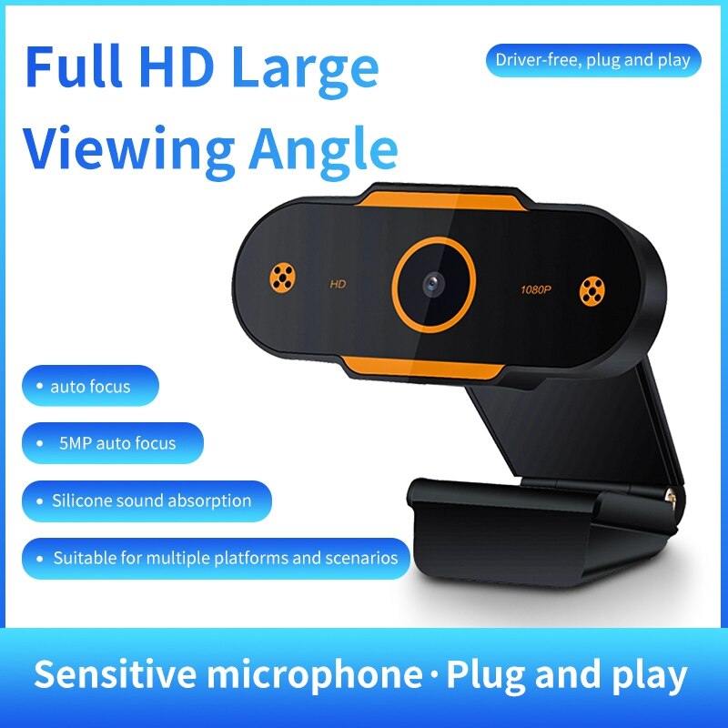 HD Webcam Computer Web Camera for Video Calling Gaming Recording Conferencing