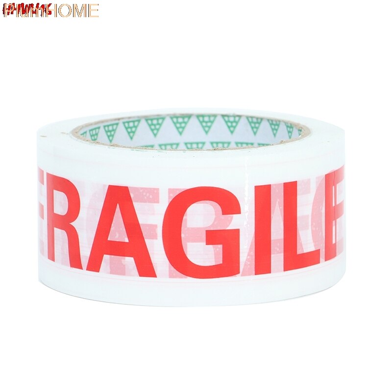 1 Roll Breekbare Verpakking Tape Fragiele Waarschuwing Sticker Care Afdichtingstape