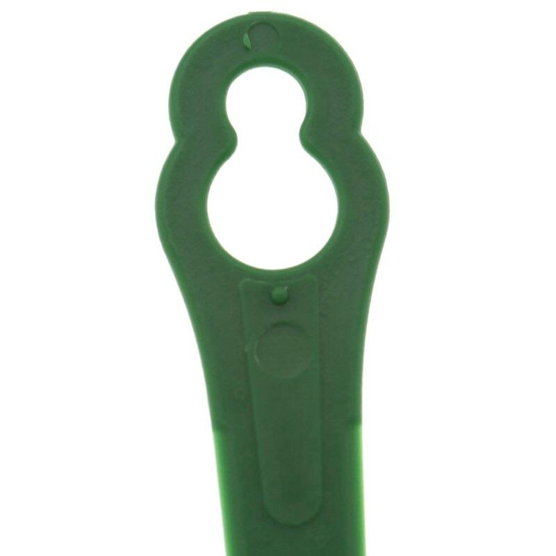 100 Plastic Lawnmower Strimmer Trimmer Blade Green For Bosch ART23 Accutrim