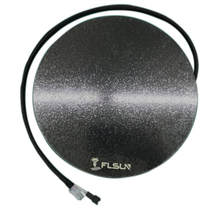 FLSUN-Plataforma de celosía redonda de 24V, Q5, 215mm x 215mm, Kossel circular para impresora FLSUN delta Q5: Default Title