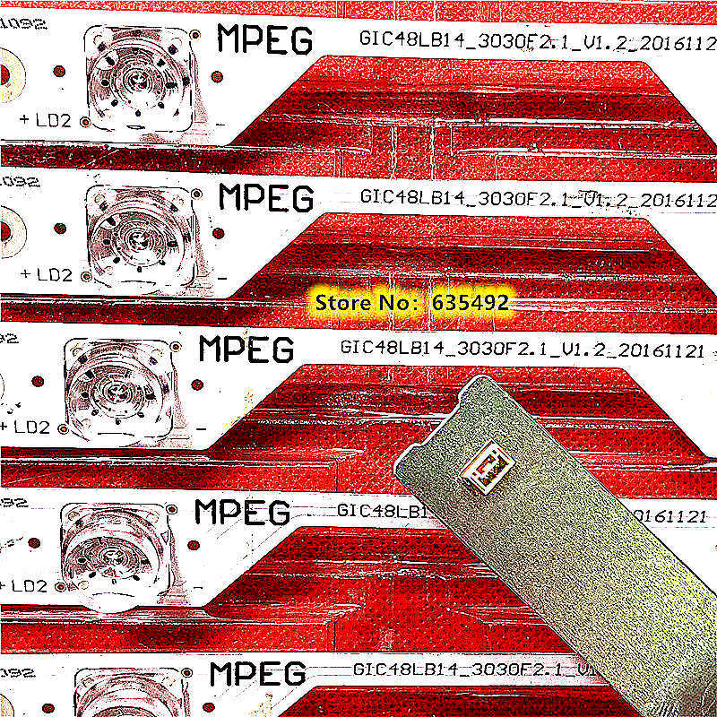 1impostato = 8pz 4 lampade per TCL L48P1S-CF L48P1-ciccio B48A858U striscia di Retroilluminazione A portato 4C-LB4804-ZM1 4C-LB4804-ZM01J GIC48LB14-3030F2.1e