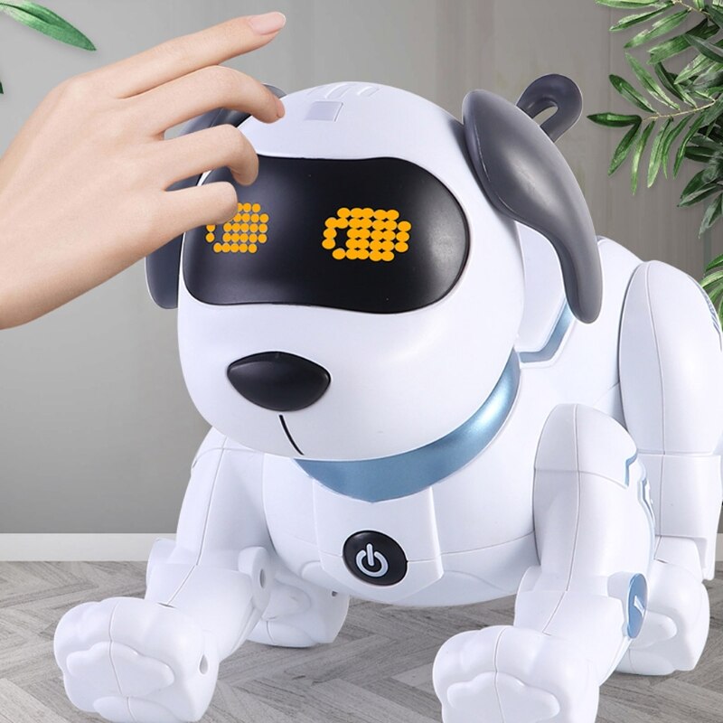 Remote Control Dog RC Robotic Stunt Puppy Dancing Programmable Smart Toy with Sound Interactive