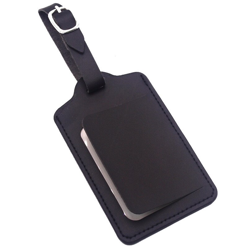 Hjkl mala de couro pu, etiqueta de bagagem para homens e mulheres, pingente de bagagem, acessórios de viagem, identificação, presente: H