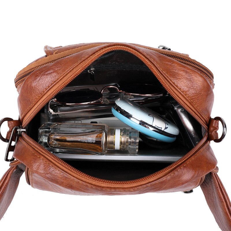 Kleine Taschen für Frauen Bote Taschen PU Leder Weibliche Süße Schulter Tasche Jahrgang Handtaschen Kreuz Körper Taschen