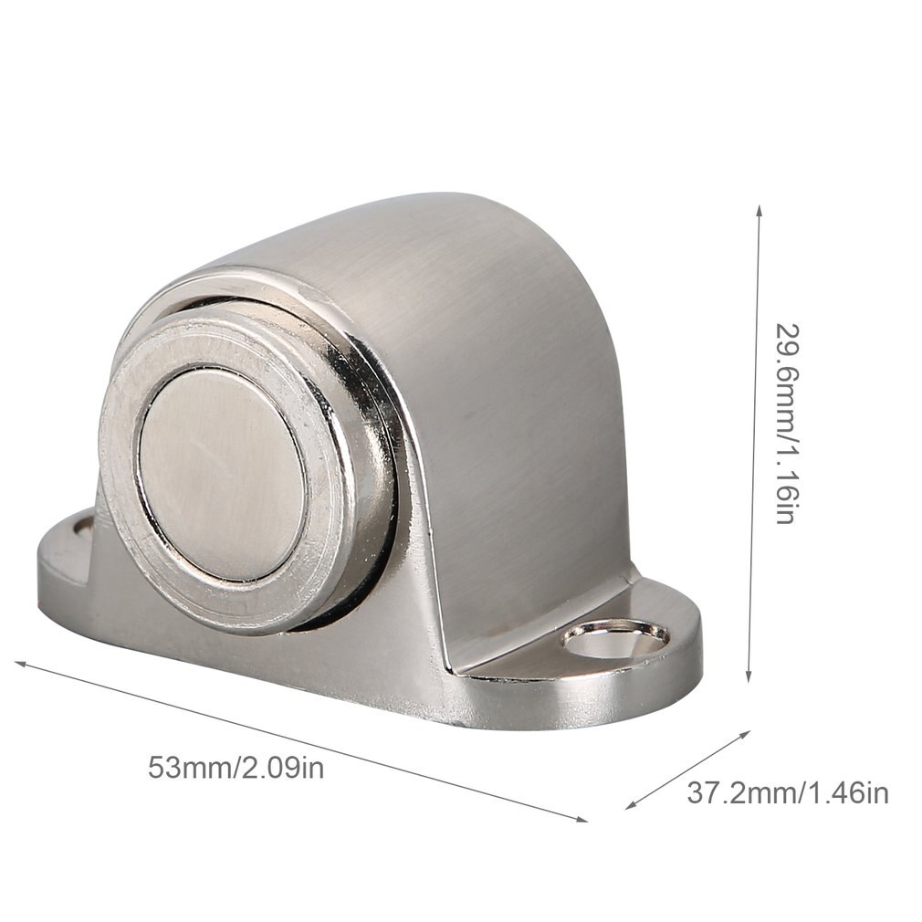 Stainless Steel Door Strong Magnetic Door Stopper Suction Gate Engineering Project Supporting Hardware Door Stop