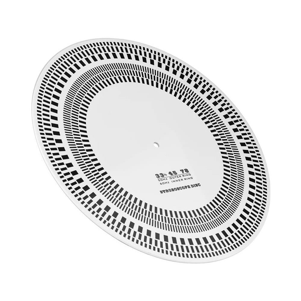 LP Vinyl Record Turntable Phono Tachometer Calibration Strobe Disc Stroboscope Mat 33 45 78 RPM