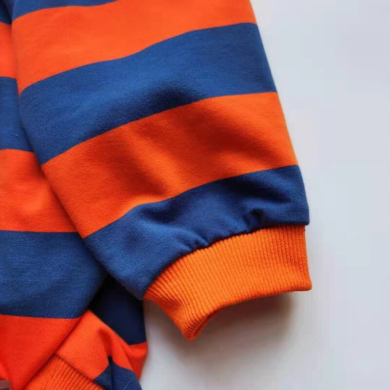 Striped Pet T-shirt Big Dog Clothes Bull Terrier/Labrador/Golden Retriever/Bullie Spring Summer Dog Clothes Dog Jacket