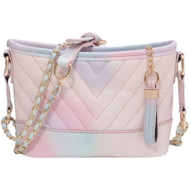 Vintage Mode Kleuren Kleine Emmer Tas Tassen Vrouwen Schouder Crossbody Tassen Pu Leer Vrouwen Handtassen Portemonnees