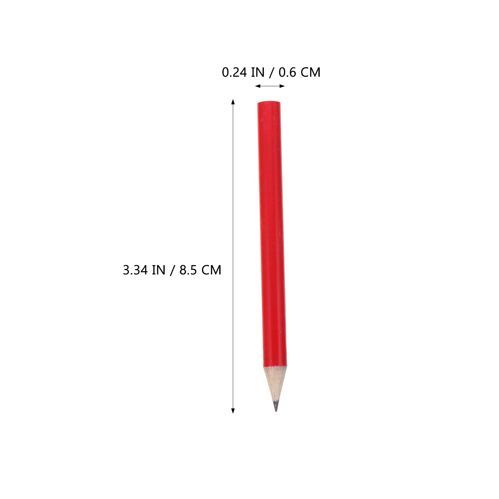 Lápices de bocetos artísticos para niños, lápices cortos de pintura escolar, lápices de dibujo para niños (Color aleatorio), 108 Uds.