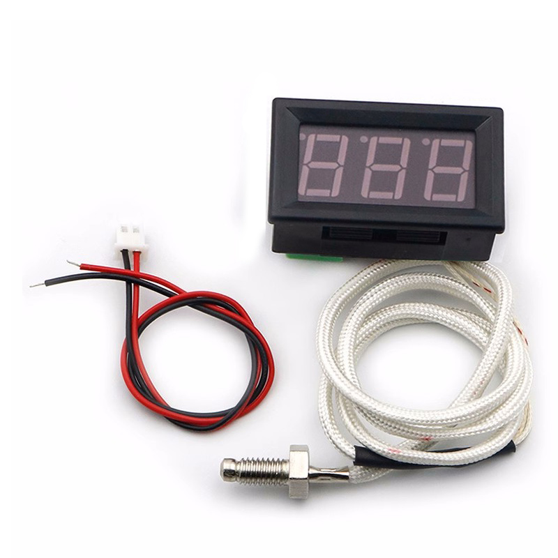 Termómetro termopar Industrial de alta temperatura tipo K M6, medidor de temperatura Digital de 12V, termógrafo de 30 ~ 800 grados