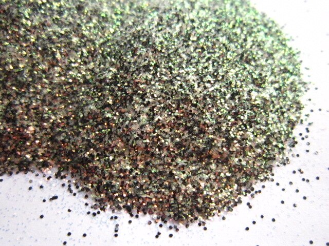 Neon Geel Hex Paillette Glitter Mix Wit Iriserende Glitters Voor Gel Nagellak G501