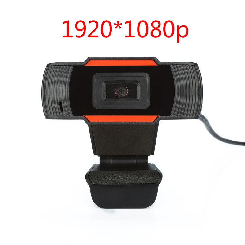 Hd 1080P Webcam Computer Pc Web Camera Met Microfoon Draaibare Camera Voor Live-uitzending Video Bellen Conferentie Werk: 1920 x 1080p