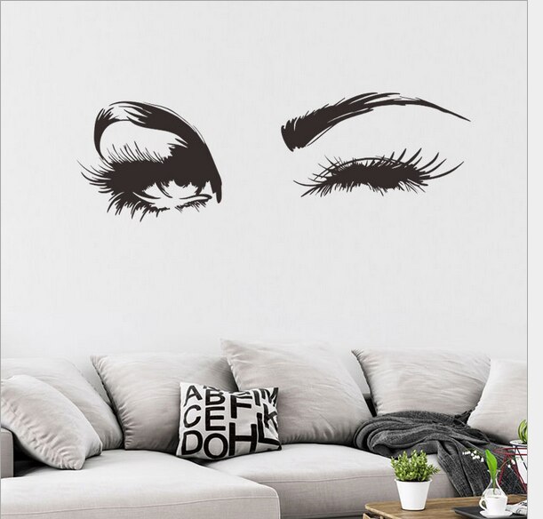 3D Vivid Stylish Simple European Style Eye DIY Wall Stickers For Rooms Wall Decorations Living Room Wall Decals Posters: 2