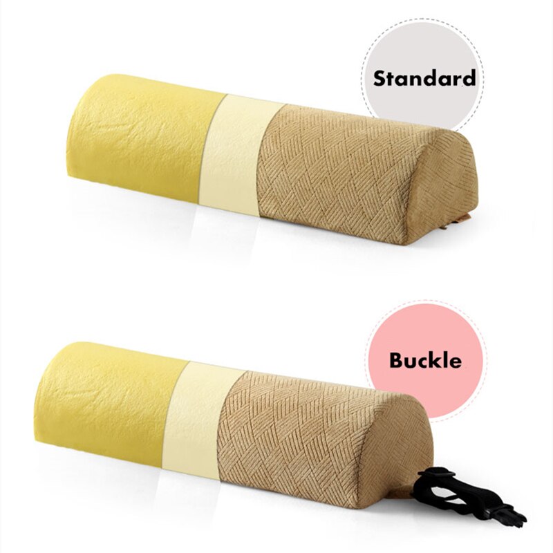 Purenlatex hukommelse skum halvcirkel pude multi formål pude nakke smerter lindring ortopædisk pude pude sengetøj pude