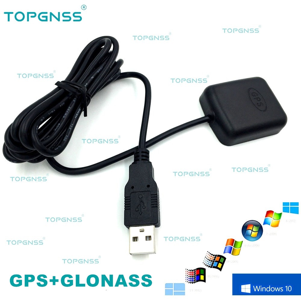 TOPGNSS USB GPS GLONASS Ontvanger 8030 GNSS chip USB GLONASS antenne, G-MOUSE 0183 NMEA, vervangen BU353S4