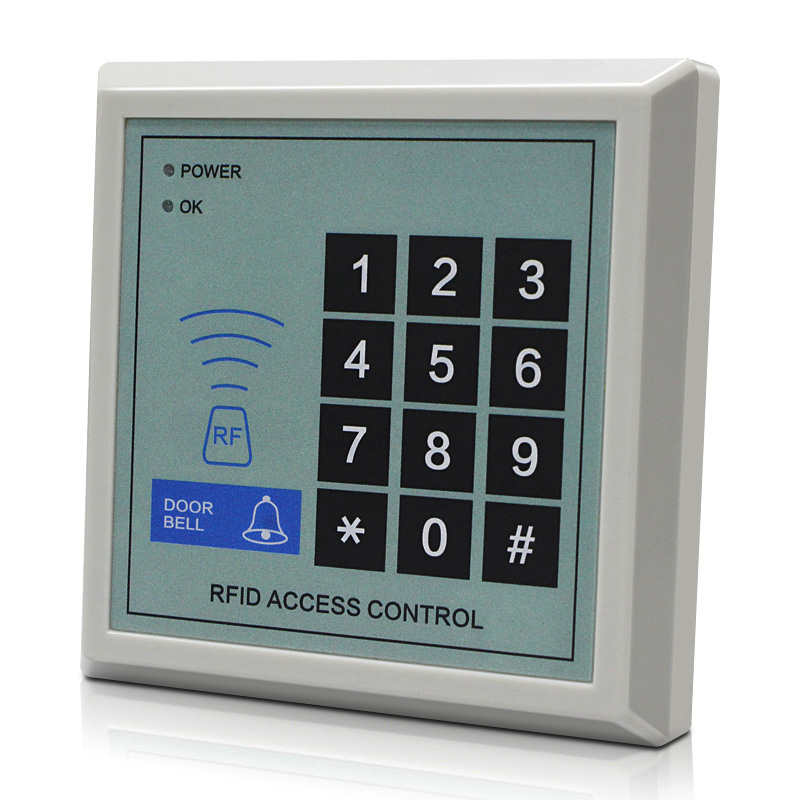 Dispositivo de teclado de Control de acceso RFID 125Khz, sistema de Control de acceso de cerradura de puerta de entrada de proximidad RFID, seguridad, 1000 usuarios