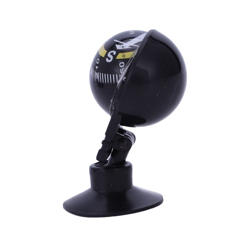 Car Vehicle Floating Ball Magnetic Navigation Compass Black