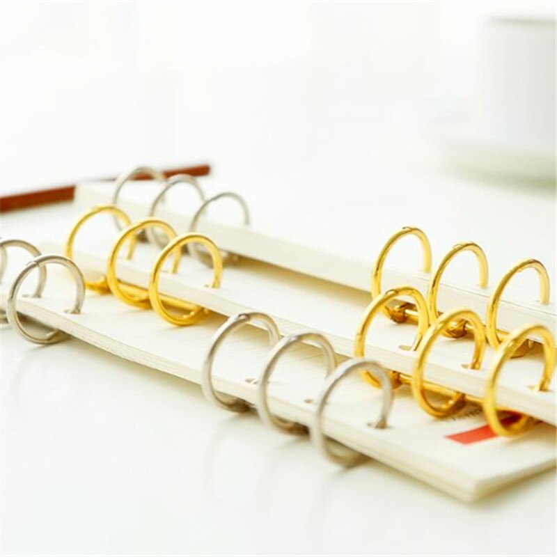 3-ring loose-leaf book collection tool manual DIY three-ring metal ring button A5A6A7 general purpose