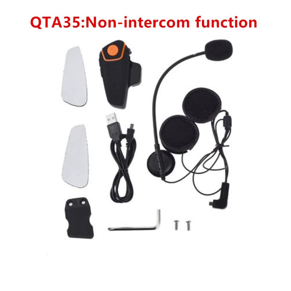 Casque moto Bluetooth casque Interphone Communication casque universel Interphone sans fil à 2 ou 3 coureurs: QTA35