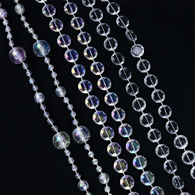 3M 4-10mm Garment Beads Chain Artificial Pearl String Line Handmade Accessories for DIY Wedding Decoration Imitation Pearl Beads
