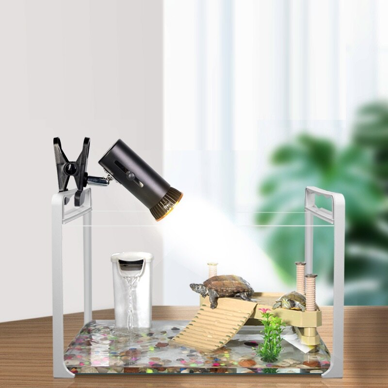 Lámpara de Sol para reptiles UVA + UVB 5,0/10,0 de espectro completo lampara de calor, bombilla LED UV de calor, accesorios para reptiles y anfibios