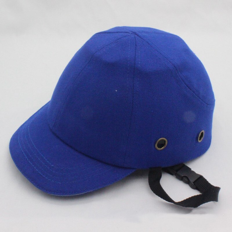 Travail sécurité bosse casquette casque coquille adulte homme Anti-fracassant Baseball chapeau en plastique dur Sports Style extérieur usure Protection de la tête: Bleu