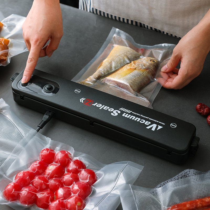 Vacuum Food Sealer Packaging Machine 220V Household Food Vacuum Sealer Film Sealer Vacuum Packer