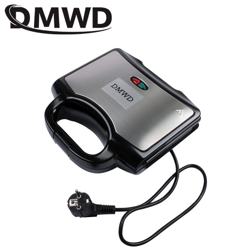 Dmwd elektrisk vaffel pølse maskine mini crispy fransk hund lolly stick muffin morgenmad stegepande hotdog majs bagning grill