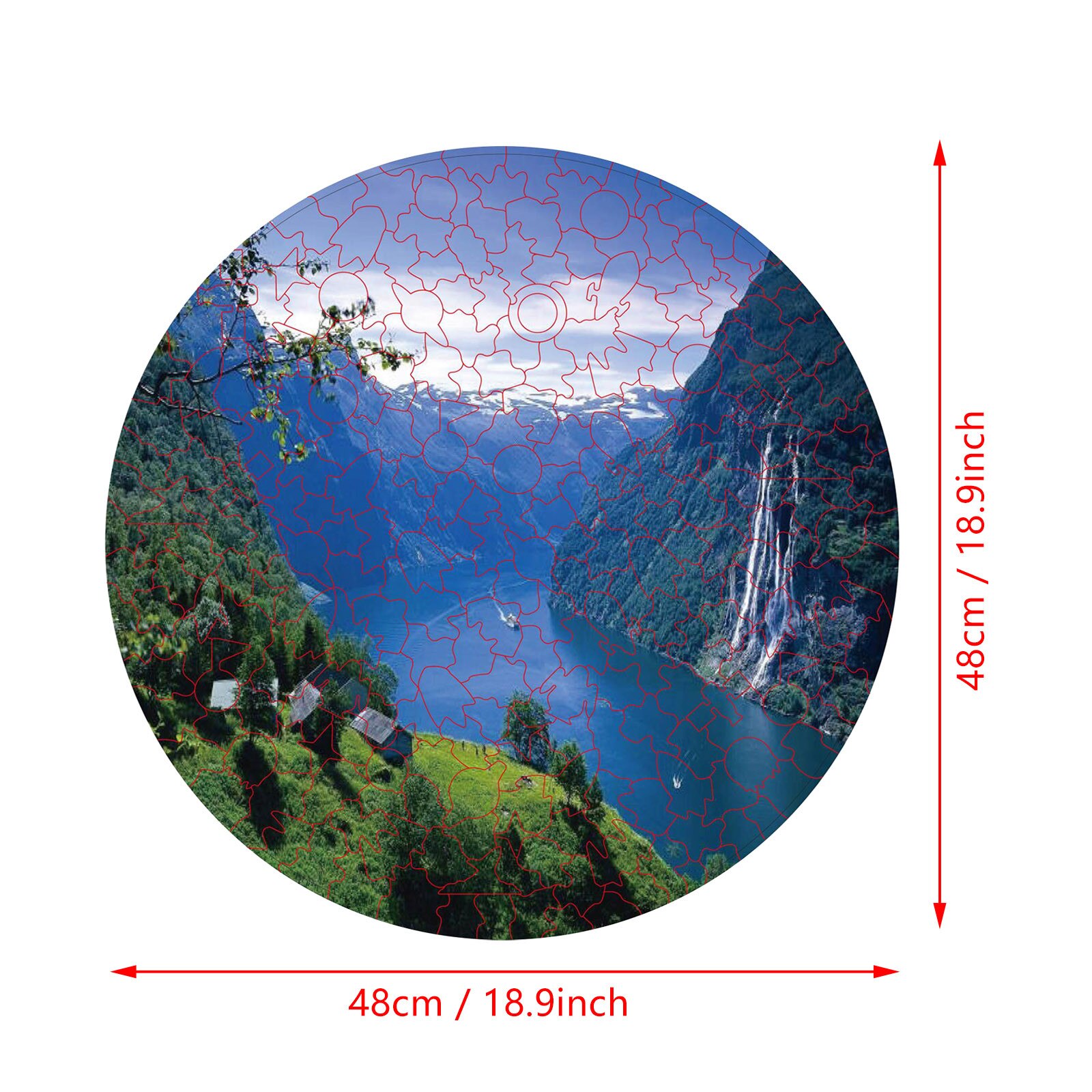 500 Pcs Adult And Ahildren's Intellectual Development Puzzle Toy Pre-school Magination Intellectual Educational Toy