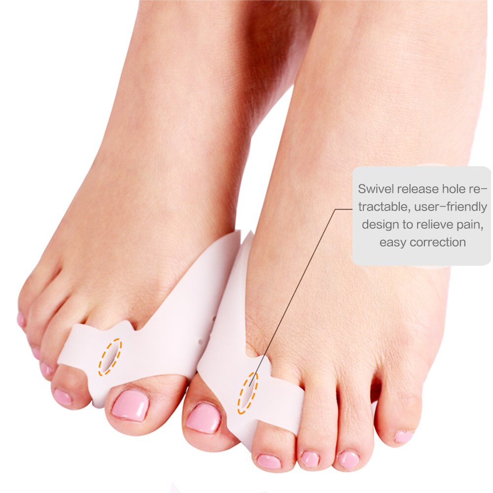 Teen Separator Juiste Tenen Hallux Valgus Orthese Spalk Voor Bunion Bigfoot Bot Corrector Orthopedische Voetverzorging Gezondheidszorg