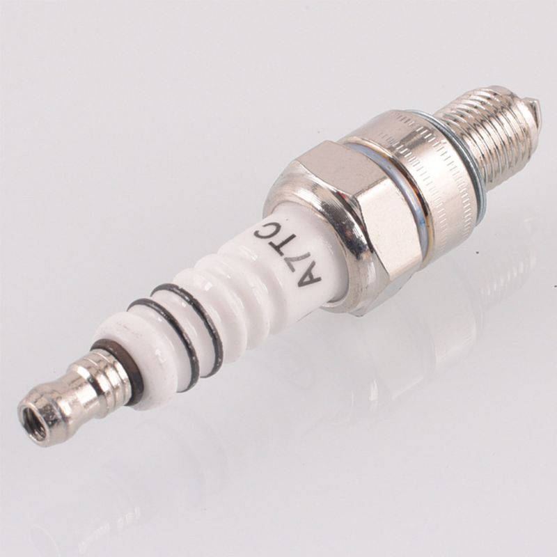 2Pcs Metal Spark Plug A7TC 10mm Fit for Dirt Bike Moped GY6 50cc 70cc 90cc 125cc 150cc Scooter ATV