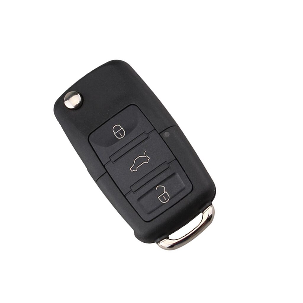 Replacement 3 Buttons Car Flip Remote Keyless Key 434MHz for VW Jetta Golf