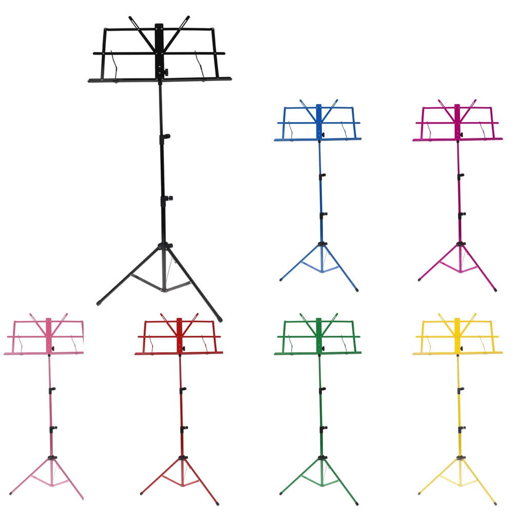 Muziek Stand Verstelbare Dirigent Sheet Houder Statief Base Inklapbare