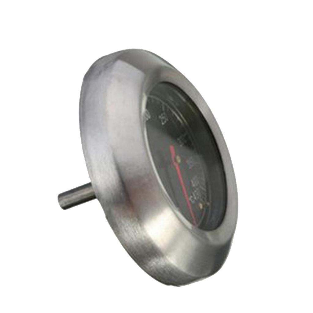 Stainless Steel BBQ Charcoal Grill Pit Wood Smoker Temperature Gauge Thermometer Replacement