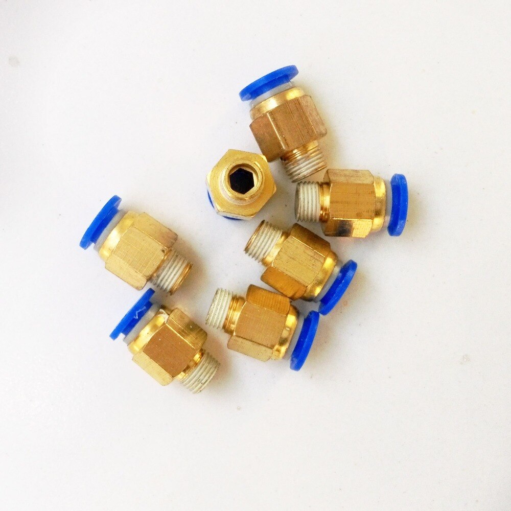 20pcs/lot 8mm Tube 1/8'' Thread Pneumatic Fitting Quick Joint Connector PC8-1