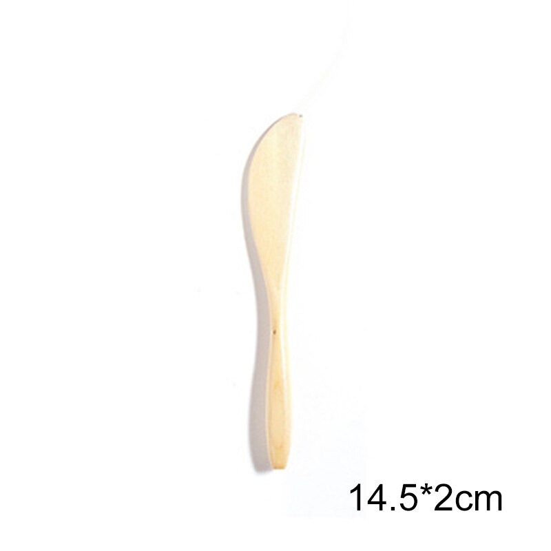 Japanische Und Koreanische Holz Spachtel Lange Griff Mischen Honig Haushalt Massivholz Knödel Messer Mond Kuchen Messer Butter Messer: 10