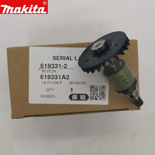 Makita 619331-2 roottorin moottori dhp 480 ddf 480 df480 df480d dhp 480 rme dhp 480 sye dhp 480z