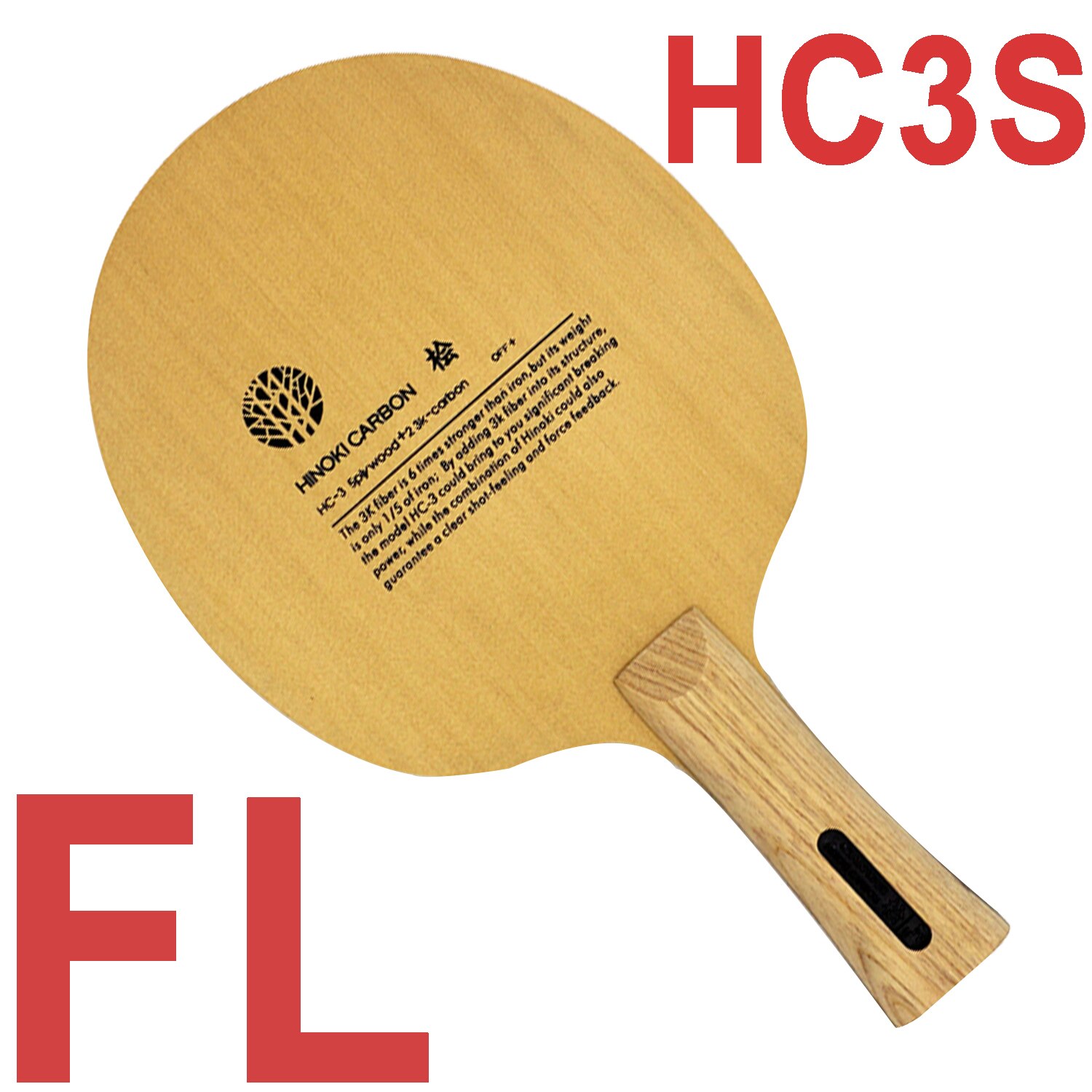 Sanwei HC.3 HC 3 HC-3 HC-3S HC3S Table Tennis PingPong Blade: HC3S FL