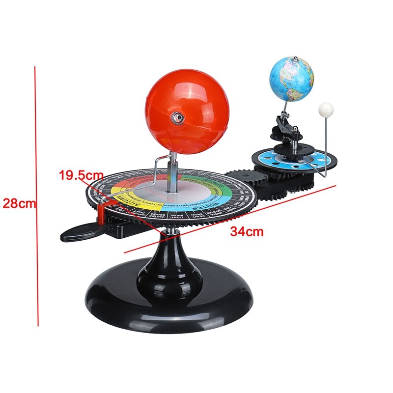 ! Solar System Globes Sun Earth Moon Orbital Planetarium Model Teaching Tool Education Astronomy Demo For Student Chi