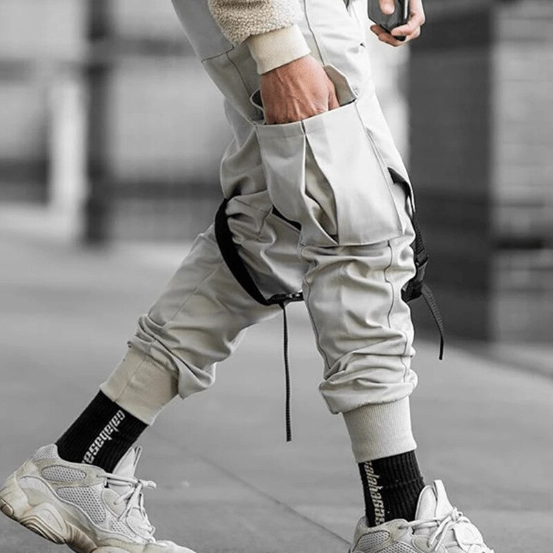 Herfst Joggers Sport Broek Mannen Katoen Runn Jogging Sport Cargo Broek Basketbal Training Joggingbroek Gym Fitness Broek