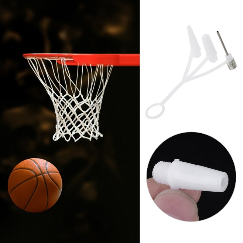 3 Pcs Ball Inflator Valve Adapter Hand Air Pump Needle Home Outdoor Accessories