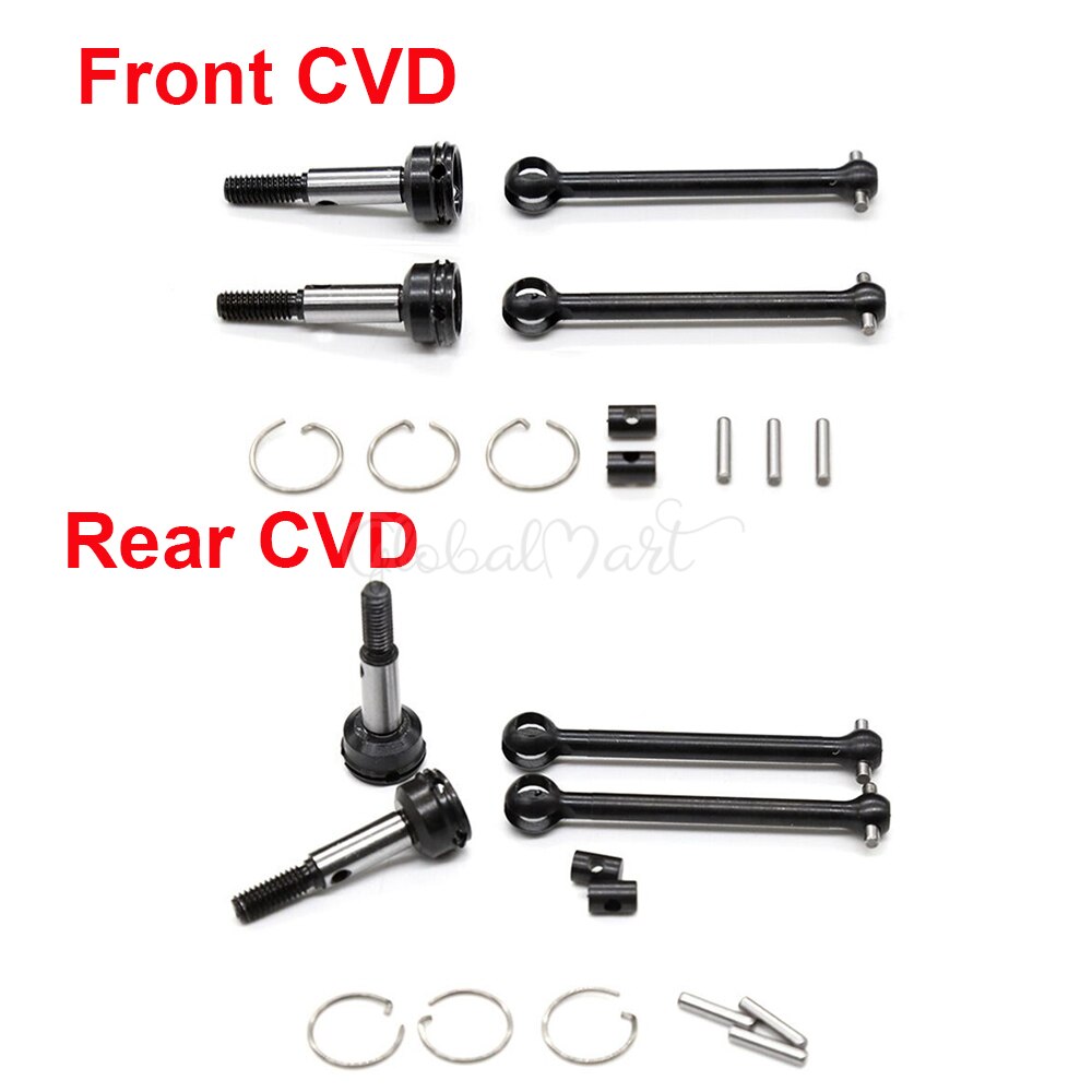 Voor Achter 42Mm 39Mm Cvd Kit Aandrijfas Vervanging Accessoires Voor 1/10 1:10 Tamiya XV01 / TC01 Rc auto Upgrade Deel