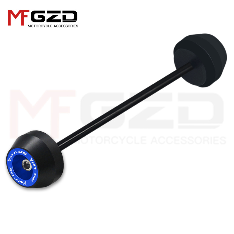 Protecteur de collision d'essieu coulissant de fourche de roue avant et arrière, accessoires de moto mt09 pour YAMAHA MT-09 2022 2023: Or