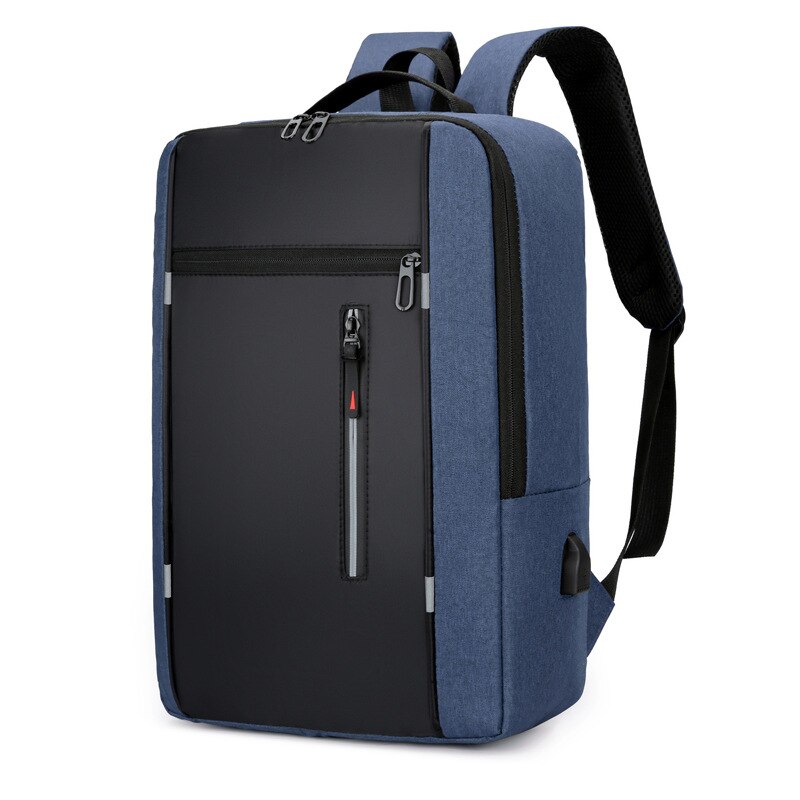 Waterdichte Business 15.6 16 17 Inch Laptop Rugzak Vrouwen Usb Notebook Schooltassen Mannen Anti Diefstal School Rugzak Kida Schooltas: S blue