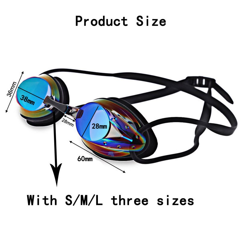 Swimming Goggles Men Women Swim Goggles Diopter Waterproof Anti Fog UV Swimming Pool Goggles Adult Swim Glasses