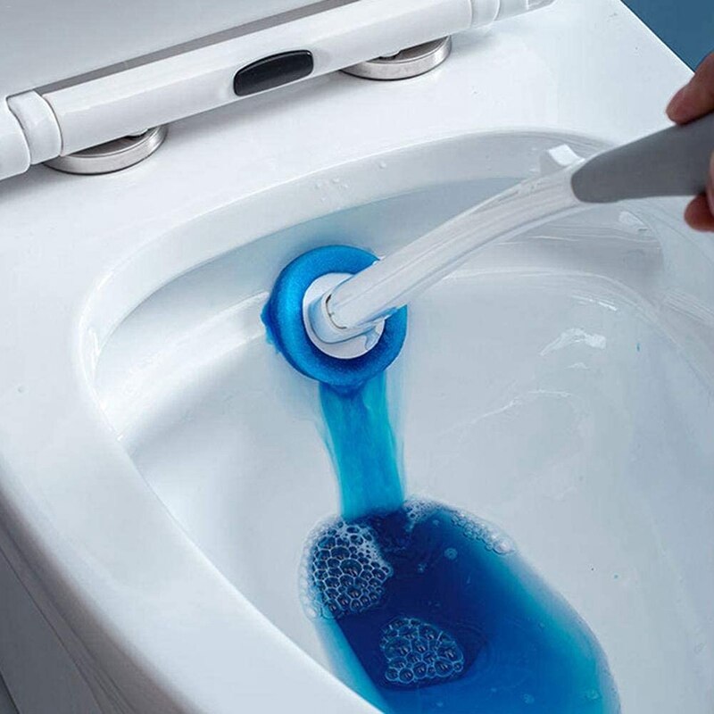 Wc Schoonmaken Stok Wegwerp Toiletborstel En Houder, Met Cleaning Vervanging Cores, Voor Badkamer Wc Schoonmaken