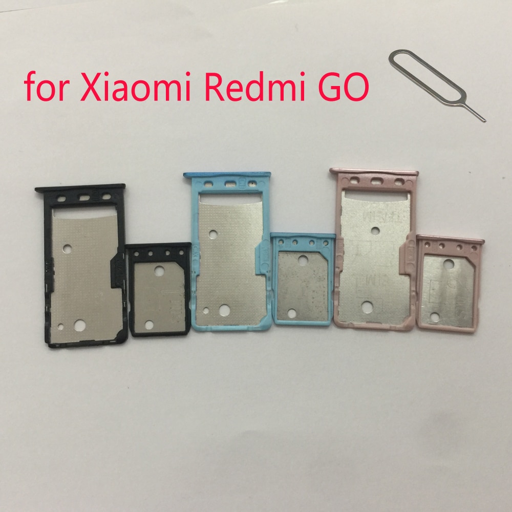 Telefoon Sim Kaart Lade Adapter Voor Xiaomi Redmi Gaan Originele Behuizing Micro Sd-kaart Houder Voor Xiaomi Gaan
