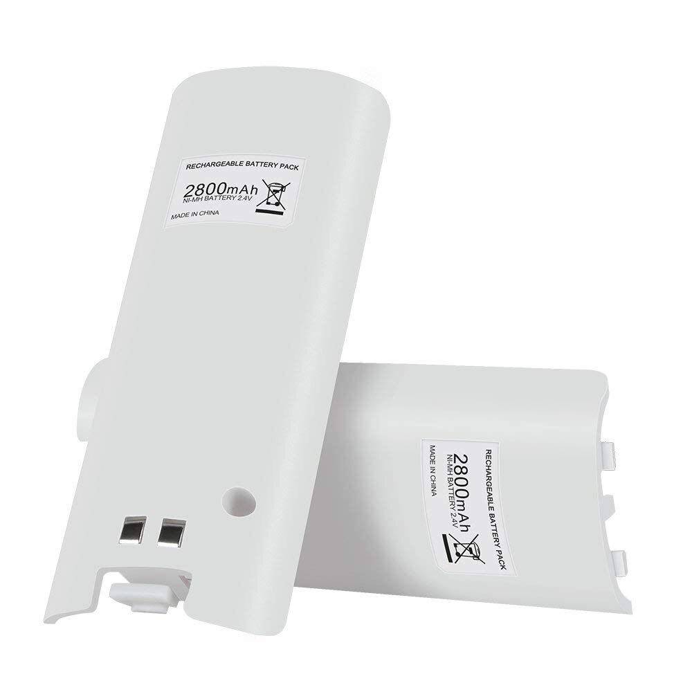 Termsoul Batterij Pack voor Wii LU08 2 stks 2800 mah Hoge Capaciteit Oplaadbare Batterijen Pack voor Nintendo Wii Remote Controller