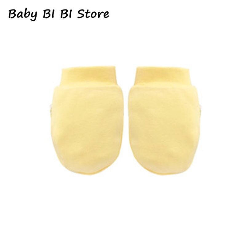1 Pair Cotton Blended Baby Gloves Scratch Face Protection Glove Soft Newborn Infants Shower Girls Boys: 22